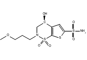 (S)-4-Hydroxy-2-(3-methoxypropyl)-3,4-dihydro-2H-thieno[3,2-e][1,2]thiazine-6-sulfonamide 1,1-dioxide