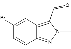 5-Bromo-2-methyl-2h-indazole-3-carbaldehyde, 1251023-52-5, undefined, 