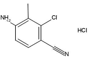 4-Amino-2-chloro-3-methylbenzonitrile hydrochloride, 864361-78-4, undefined, 
