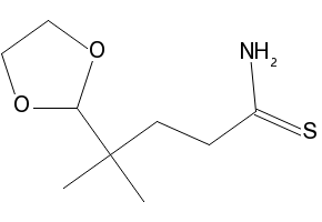 4-(1,3-Dioxolan-2-yl)-4-methylpentanethioamide, 1354951-99-7, undefined, 