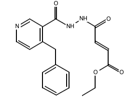 Ethyl (E)-4-(2-(4-benzylnicotinoyl)hydrazinyl)-4-oxobut-2-enoate, 1808089-27-1, undefined, 