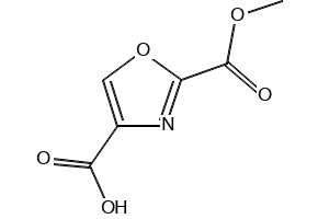 Oxazole-2,4-dicarboxylic acid 2-methyl ester, 885704-73-4, undefined, 