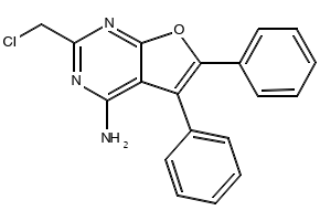 2-(Chloromethyl)-5,6-diphenylfuro[2,3-d]pyrimidin-4-amine, 1000933-67-4, undefined, 