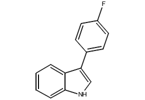 3-(4-Fluorophenyl)-1H-indole, 101125-32-0, undefined, 