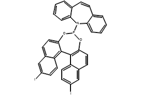 5-((11bR)-9,14-Diiododinaphtho[2,1-d:1',2'-f][1,3,2]dioxaphosphepin-4-yl)-5H-dibenzo[b,f]azepine, 2757287-31-1, undefined, 