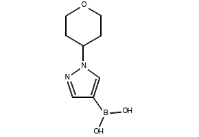 (1-(Tetrahydro-2H-pyran-4-yl)-1H-pyrazol-4-yl)boronic acid, 1263196-50-4, undefined, 