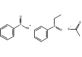 1,2-Bis(phenylsulfinyl)ethane palladium(II) acetate