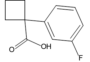 1-(3-Fluorophenyl)cyclobutanecarboxylic acid, 179411-84-8, undefined, 