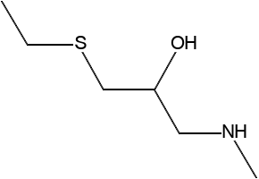 1-(Ethylthio)-3-(methylamino)propan-2-ol, 1019514-98-7, undefined, 