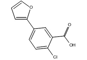 2-Chloro-5-(furan-2-yl)benzoic acid, 1255636-77-1, undefined, 