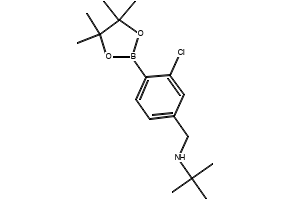 N-(3-Chloro-4-(4,4,5,5-tetramethyl-1,3,2-dioxaborolan-2-yl)benzyl)-2-methylpropan-2-amine, 2096337-36-7, undefined, 