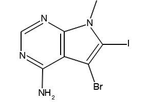 5-Bromo-6-iodo-7-methyl-7H-pyrrolo[2,3-d]pyrimidin-4-amine, 2549186-23-2, undefined, 