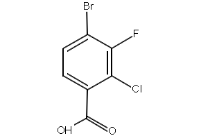 4-Bromo-2-chloro-3-fluorobenzoic acid, 1807036-03-8, undefined, 