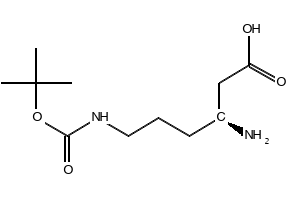 (S)-3-Amino-6-((tert-butoxycarbonyl)amino)hexanoic acid, 1956436-56-8, undefined, 
