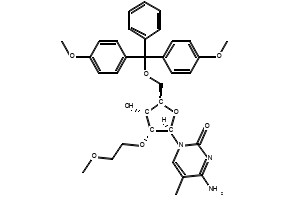 4-Amino-1-((2R,3R,4R,5R)-5-((bis(4-methoxyphenyl)(phenyl)methoxy)methyl)-4-hydroxy-3-(2-methoxyethoxy)tetrahydrofuran-2-yl)-5-methylpyrimidin-2(1H)-one, 182496-00-0, undefined, 