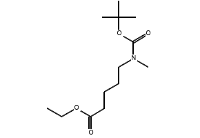 Ethyl 5-((tert-butoxycarbonyl)(methyl)amino)pentanoate, 1824277-98-6, undefined, 