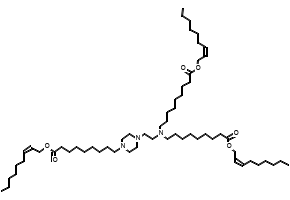 Di((Z)-non-2-en-1-yl) 9,9'-((2-(4-(9-(((Z)-non-2-en-1-yl)oxy)-9-oxononyl)piperazin-1-yl)ethyl)azanediyl)dinonanoate