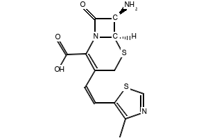 (6R,7R)-7-Amino-3-((Z)-2-(4-methylthiazol-5-yl)vinyl)-8-oxo-5-thia-1-azabicyclo[4.2.0]oct-2-ene-2-carboxylic acid, 155723-02-7, undefined, 