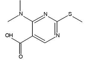 4-(Dimethylamino)-2-(methylthio)pyrimidine-5-carboxylic acid, 1065075-76-4, undefined, 