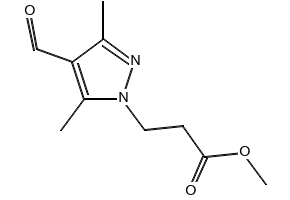 Methyl 3-(4-formyl-3,5-dimethyl-1H-pyrazol-1-yl)propanoate, 949020-60-4, undefined, 