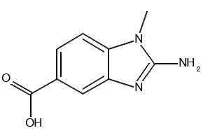 2-Amino-1-methyl-1H-benzo[d]imidazole-5-carboxylic acid, 90349-17-0, undefined, 