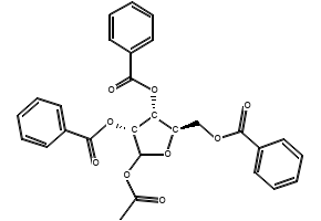 1-O-Acetyl-2,3,5-tri-O-benzoyl-D-ribofuranose, 14215-97-5, undefined, 