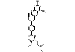 (2S)-dimethyl 2-(4-(1-(2,4-diaminopteridin-6-yl)pent-4-yn-2-yl)benzamido)pentanedioate, 374777-77-2, undefined, 