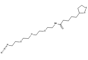 N-(2-(2-(2-(2-Azidoethoxy)ethoxy)ethoxy)ethyl)-5-(1,2-dithiolan-3-yl)pentanamide, 890016-39-4, undefined, 