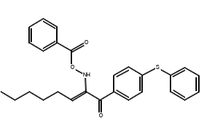 2-((Benzoyloxy)imino)-1-(4-(phenylthio)phenyl)octan-1-one, 253585-83-0, undefined, 