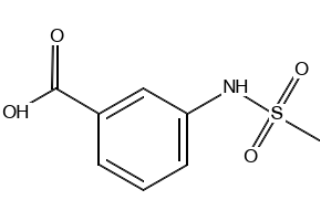 3-(Methylsulfonamido)benzoic acid, 28547-13-9, undefined, 