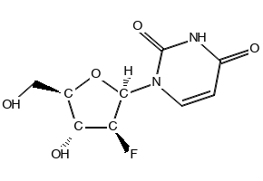 1-(2-Deoxy-2-fluoro-beta-D-arabinofuranosyl)uracil, 69123-94-0, undefined, 