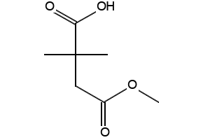 4-Methoxy-2,2-dimethyl-4-oxobutanoic acid, 54043-71-9, undefined, 