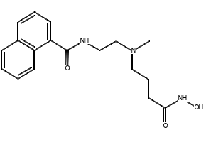 N-(2-((4-(Hydroxyamino)-4-oxobutyl)(methyl)amino)ethyl)-1-naphthamide, 2490709-68-5, undefined, 