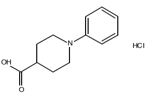 1-Phenylpiperidine-4-carboxylic acid hydrochloride, 209005-67-4, undefined, 