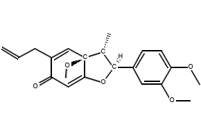 (2S,3R,3aS)-5-Allyl-2-(3,4-dimethoxyphenyl)-3a-methoxy-3-methyl-3,3a-dihydrobenzofuran-6(2H)-one, 95851-37-9, undefined, 