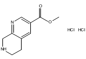 Methyl 5,6,7,8-tetrahydro-1,7-naphthyridine-3-carboxylate dihydrochloride, 2551116-71-1, undefined, 
