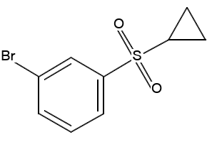 1-Bromo-3-(cyclopropylsulfonyl)benzene, 19433-09-1, undefined, 