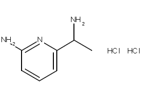 6-(1-Aminoethyl)pyridin-2-amine dihydrochloride, 2973762-68-2, undefined, 