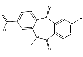 3-Fluoro-10-methyl-11-oxo-10,11-dihydrodibenzo[b,f][1,4]thiazepine-8-carboxylic acid 5-oxide, 2995274-47-8, undefined, 