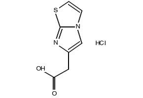 2-(Imidazo[2,1-b]thiazol-6-yl)acetic acid hydrochloride, 57626-36-5, undefined, 