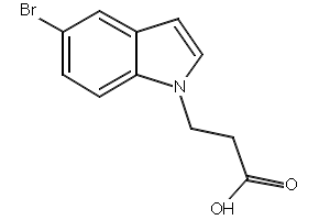 3-(5-Bromo-1H-indol-1-yl)propanoic acid, 18108-91-3, undefined, 
