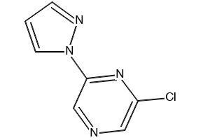 2-Chloro-6-(1H-pyrazol-1-yl)pyrazine, 642459-09-4, undefined, 