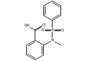 2-(N-methylphenylsulfonamido)benzoic acid, 34837-68-8, undefined, 