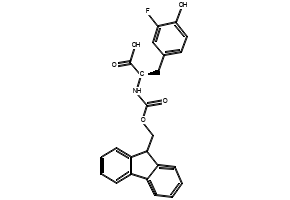 N-Fmoc-3-fluoro-D-tyrosine, 1270300-80-5, undefined, 