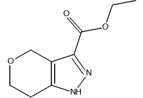 Ethyl 1,4,6,7-tetrahydropyrano[4,3-c]pyrazole-3-carboxylate, 518990-21-1, undefined, 