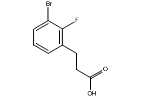 3-(3-Bromo-2-fluorophenyl)propanoic acid, 1261814-91-8, undefined, 