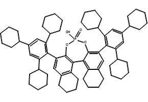 Dinaphtho[2,1-d:1′,2′-f][1,3,2]dioxaphosphepin, 8,9,10,11,12,13,14,15-octahydro-4-hydroxy-2,6-bis(2,4,6-tricyclohexylphenyl)-, 4-oxide, (11bS)-, 2757287-33-3, undefined, 