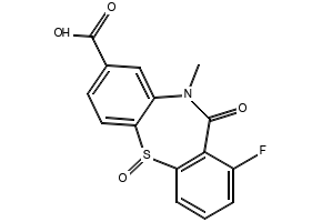 1-Fluoro-10-methyl-11-oxo-10,11-dihydrodibenzo[b,f][1,4]thiazepine-8-carboxylic acid 5-oxide, 2995278-62-9, undefined, 