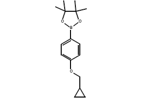 2-(4-(Cyclopropylmethoxy)phenyl)-4,4,5,5-tetramethyl-1,3,2-dioxaborolane, 1366577-88-9, undefined, 