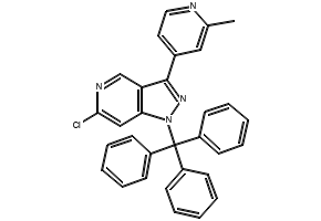 6-Chloro-3-(2-methylpyridin-4-yl)-1-trityl-1h-pyrazolo[4,3-c]pyridine, 1431719-89-9, undefined, 